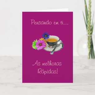 Carte Portugais : Obtenez le puits - comme melhoras !