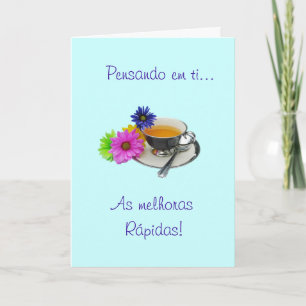 Carte Portugais : Obtenez le puits - comme melhoras !