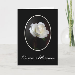 Carte Portugais : Pesames/ Condolencias