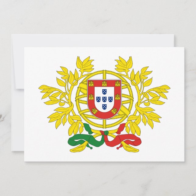 Carte Portugal Armoiries (Devant)