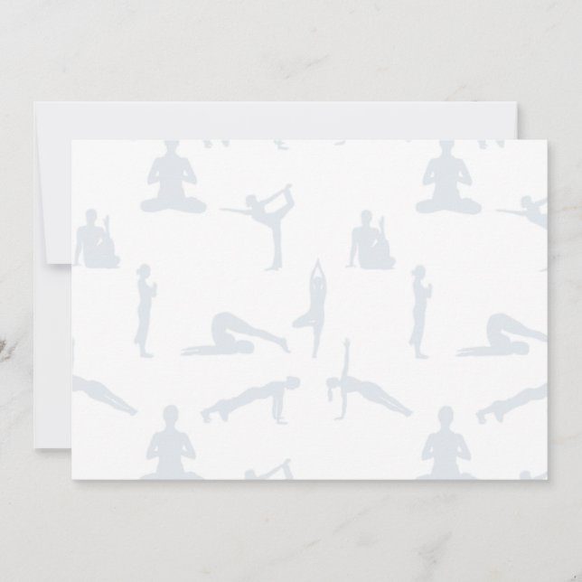 Carte Poses de yoga (Devant)