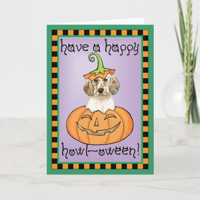 Carte Poseur anglais de Halloween (Devant)