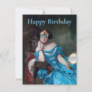 Carte Posh Masquerade Joyeux anniversaire
