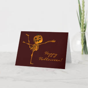 Carte Position arabe du ballet d'Halloween