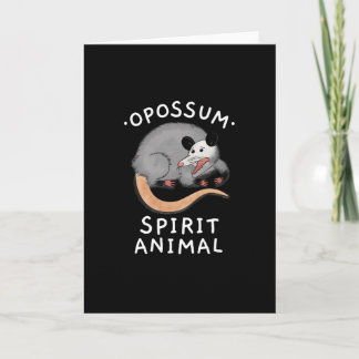 CARTE POSSUME SPIRIT ANIMAL