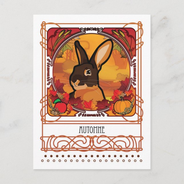 CARTE POST AUTOMNE (Devant)