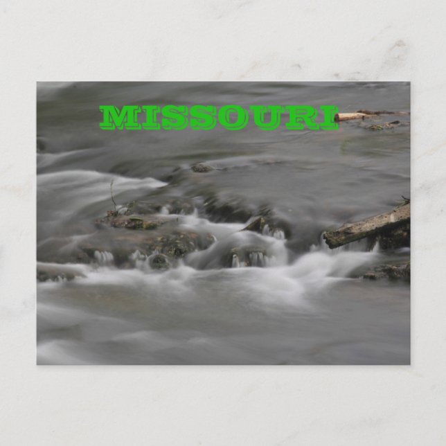 CARTE POST EAU Missouri River (Devant)