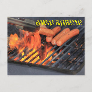 CARTE POST Kansas BARBECUE.