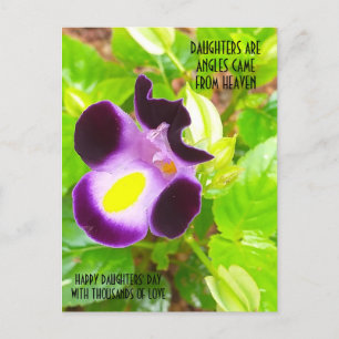 CARTE POST POUR LA JOURNÉE DES FILLES