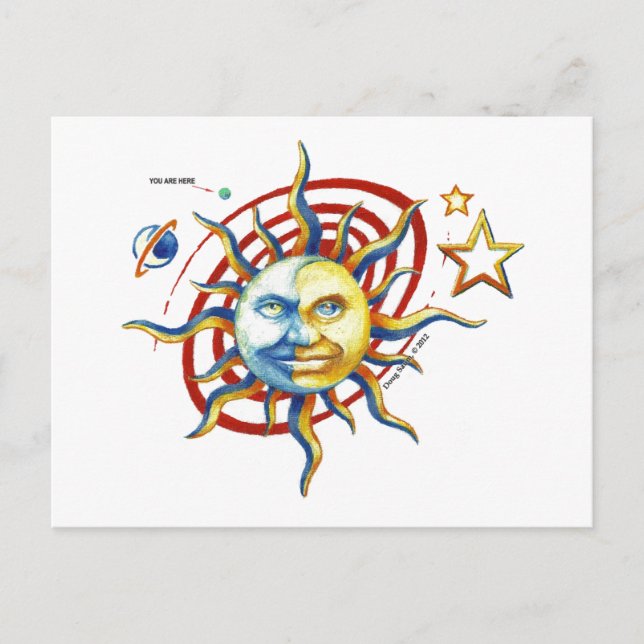 CARTE POST SUN-MOON (Devant)