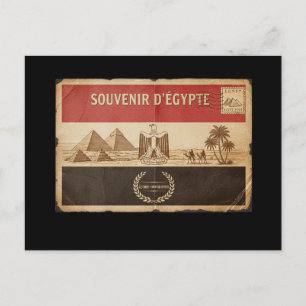 carte postal D'Egypte