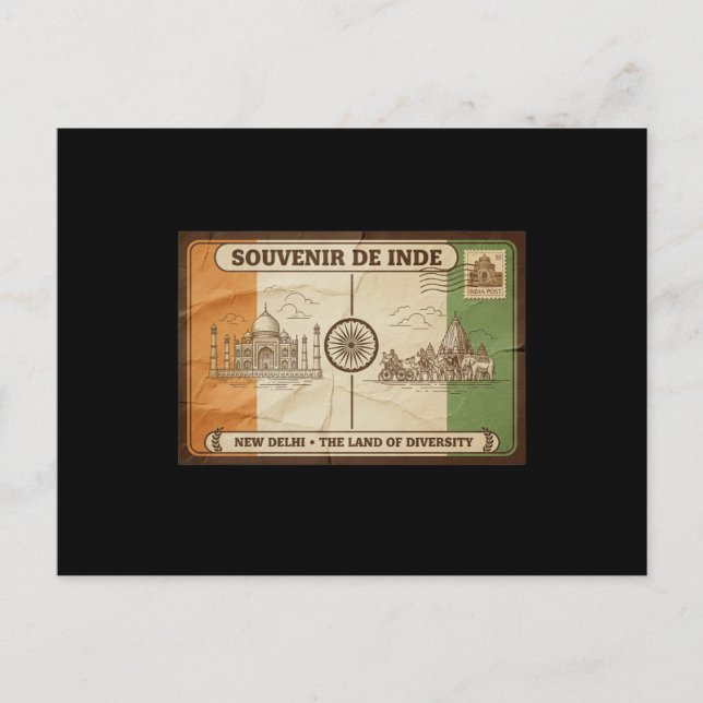 carte postal inde postcard (Front)