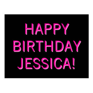 Cadeaux Joyeux Anniversaire Jessica Zazzle Ca