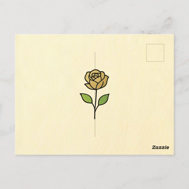 Carte postale (Dos)