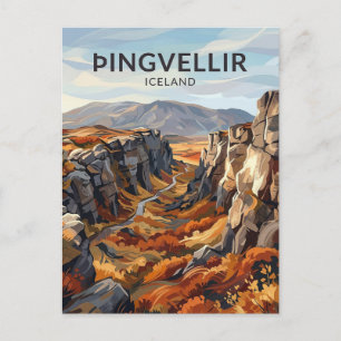 Carte Postale Þingvellir Islande