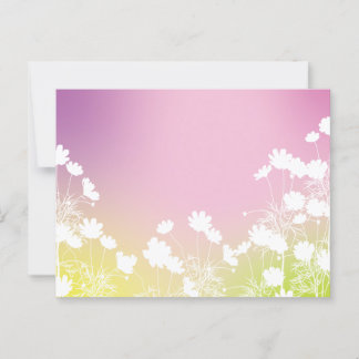 CARTE POSTALE コスモスの花|秋の風を感じるポストカード