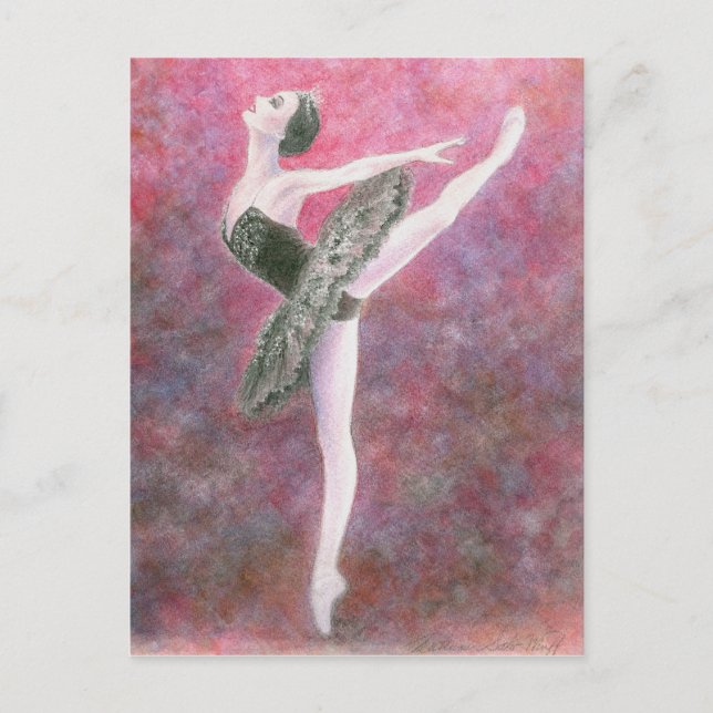 CARTE POSTALE ブラック・スワン　ポストカード (Devant)