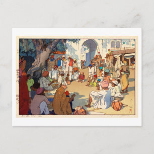 Carte Postale ヘ ビ い, Charmeurs de serpents, Hiroshi Yoshida