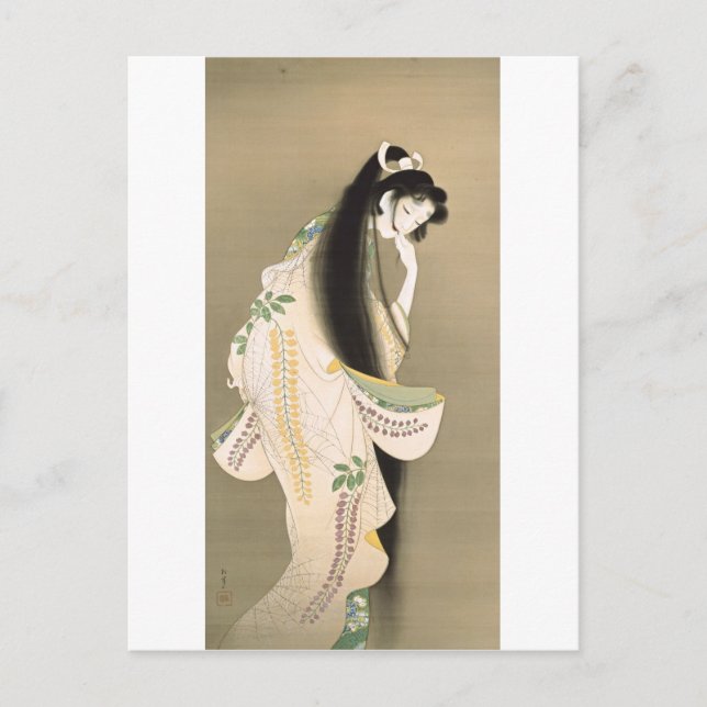 Carte Postale 女 の 幽 霊, 上 村 松 Lady Ghost, Uemura Shōen, Japon Art (Devant)