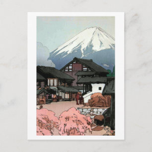 Carte Postale 富 士 十 船 津, Dix vues de Fuji, Funatsu, Yoshida