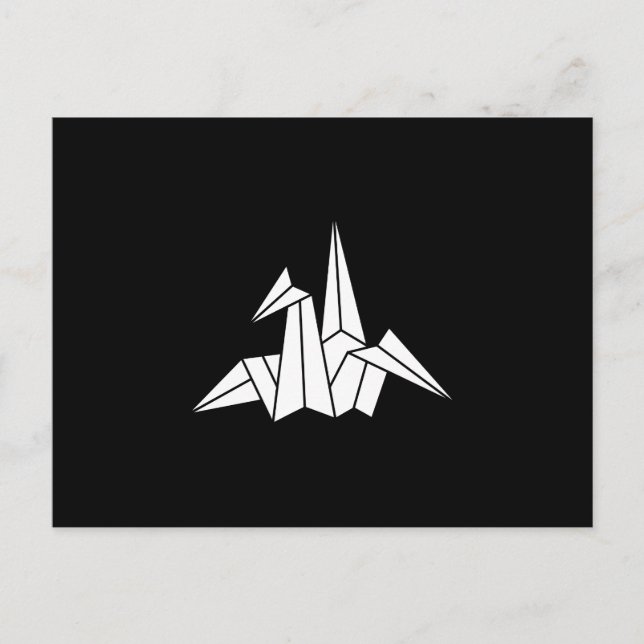 CARTE POSTALE 折 鶴 り (Devant)