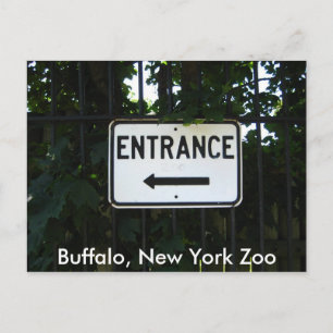Carte Postale 001, Buffalo, New York Zoo