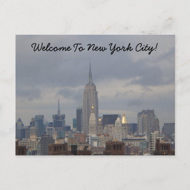 Carte Postale 016, Bienvenue À New York City! (Devant)