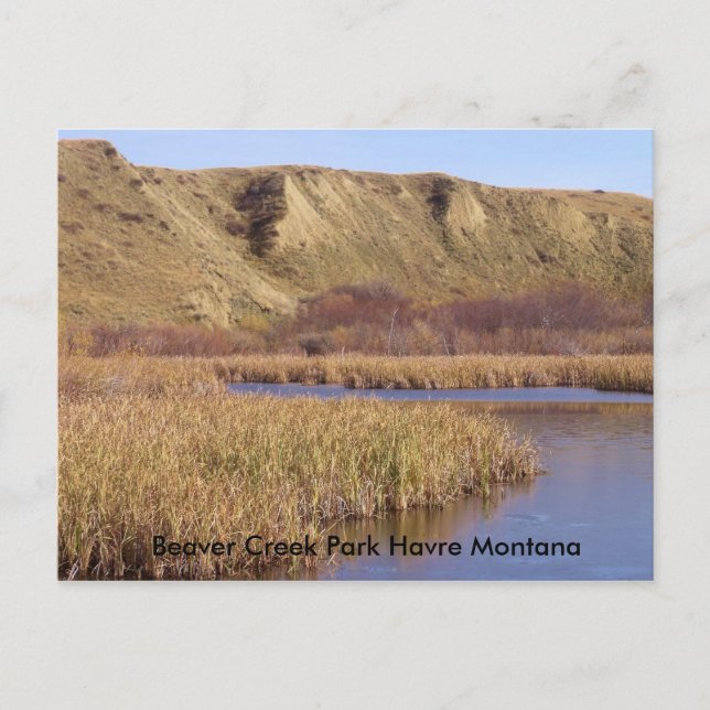 Carte Postale 027, Beaver Creek Park Havre Montana (Devant)