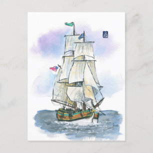 Carte Postale (044) Lady Washington Tall Ship