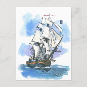 Carte Postale (045) HMS Surprise Grand Navire