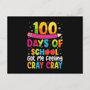 Carte Postale 100 Jours D'École M'Ont Fait Sentir Cray Cray