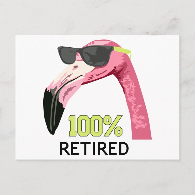 Carte Postale 100 % retraité (Devant)