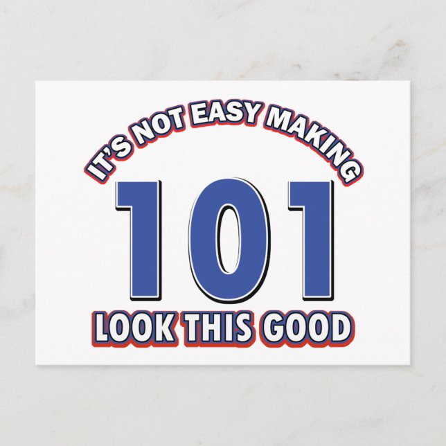 Carte Postale 101e anniversaire (Devant)