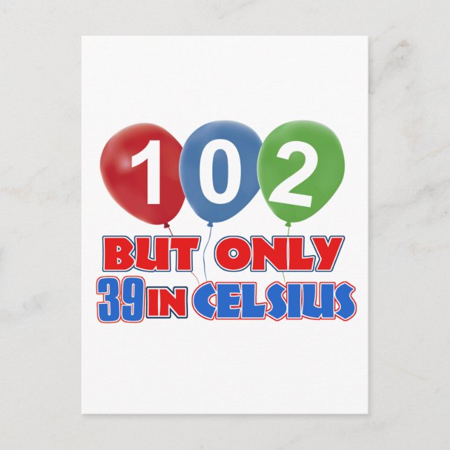 Carte Postale 102e anniversaire (Devant)