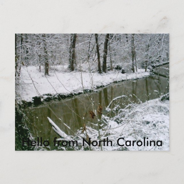 Carte Postale 124, Bonjour de Caroline du Nord (Devant)