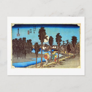 CARTE POSTALE 13. 沼 津 宿, 広 重