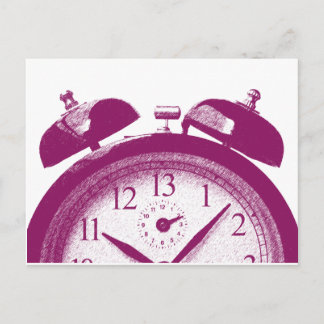Carte Postale 13 heures rouge