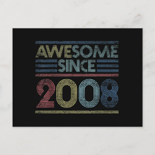 Carte Postale 13ème anniversaire vintage Cadeaux stupéfiant depu