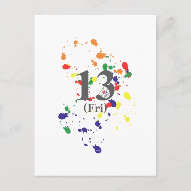 Carte Postale 13ème Vendredi (Devant)