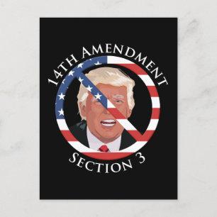 Carte Postale 14e amendement anti-Trump