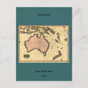 Carte Postale 1818 Australasie - Australie, Nouvelle-Zélande