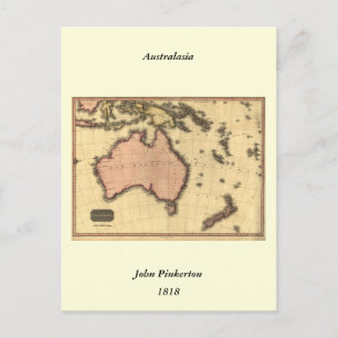 Carte Postale 1818 Australasie - Australie, Nouvelle-Zélande