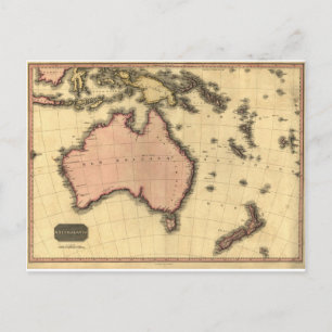 Carte Postale 1818 Australasie - Australie, Nouvelle-Zélande