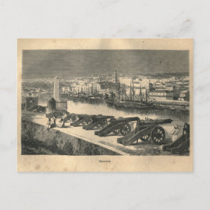Carte Postale 1877 Imprimer Cuba La Havane, la Terre et ses peup