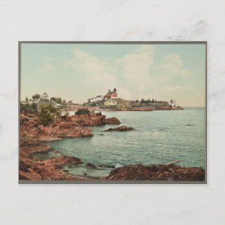 Carte Postale 1898 Point du phare Marquette, MI