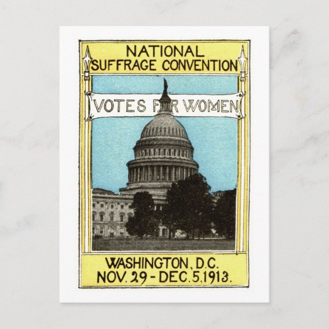Carte Postale 1913 votes pour des femmes (Devant)