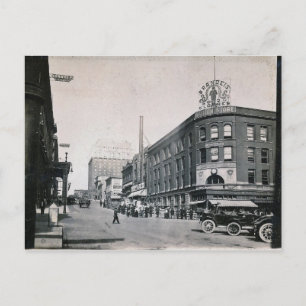 Carte Postale 1915 Oklahoma City, Vue du centre-ville, Vintage