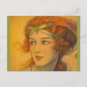 Carte Postale 1919 rousse