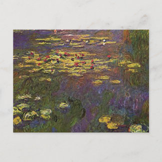 Carte postale 1920 de nénuphars de MONET
