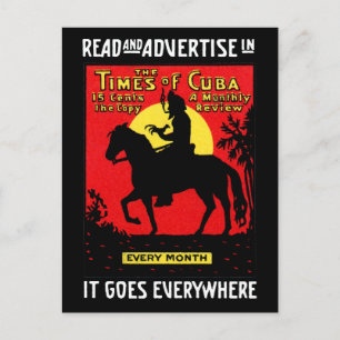 Carte Postale 1920 Le Times de Cuba
